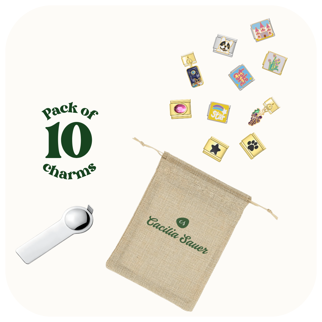 Pack of 10 charms