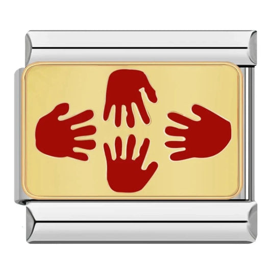 4 Hand - Cacilia Sauer - Italian Charm Bracelet - custom jewelry - vintage jewelry - charms and pendants