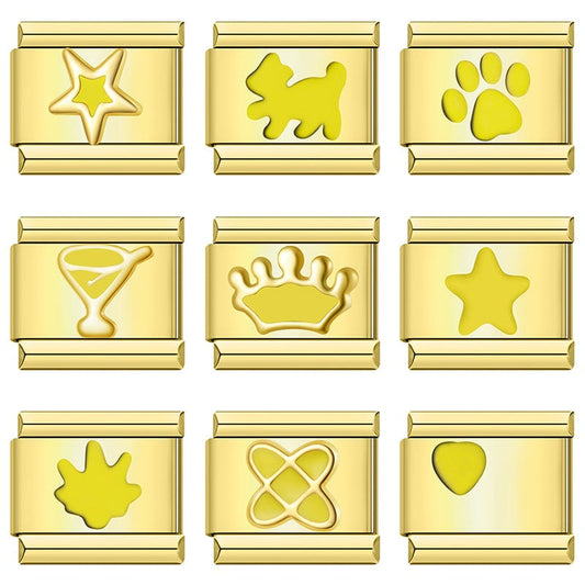 Silhouette Icons Yellow