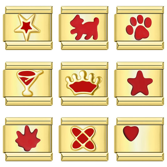 Silhouette Icons Red