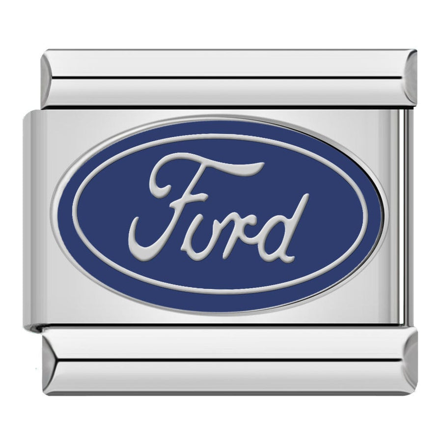 Ford Italian charm link, 9mm stainless steel module