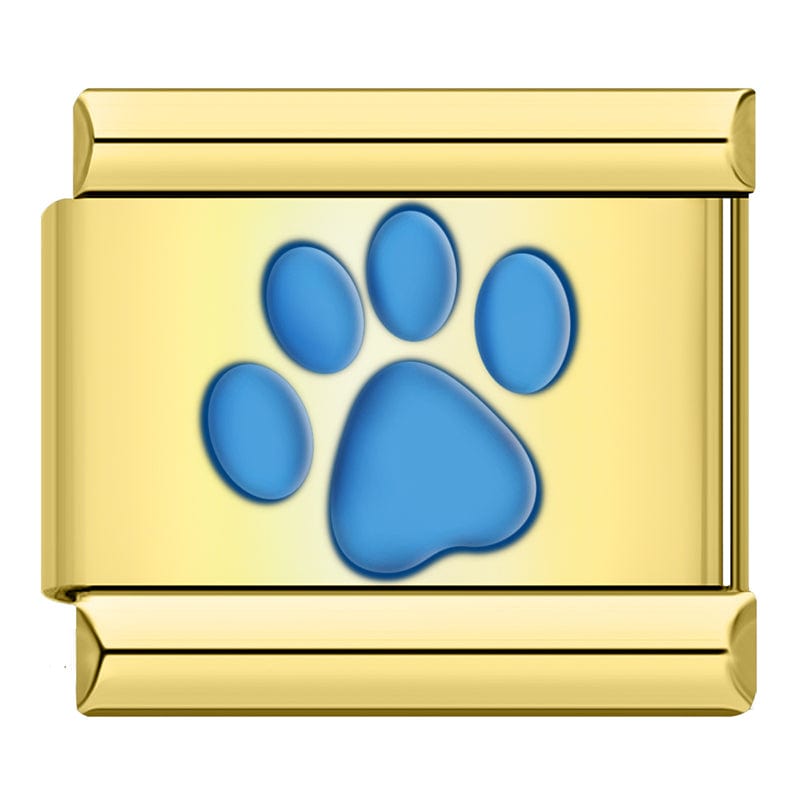 Blue Paw Print
