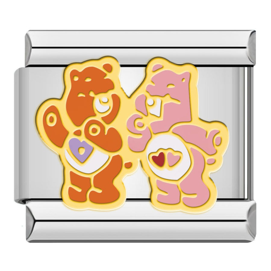Care Bears Duo Italian charm link, 9mm stainless steel module