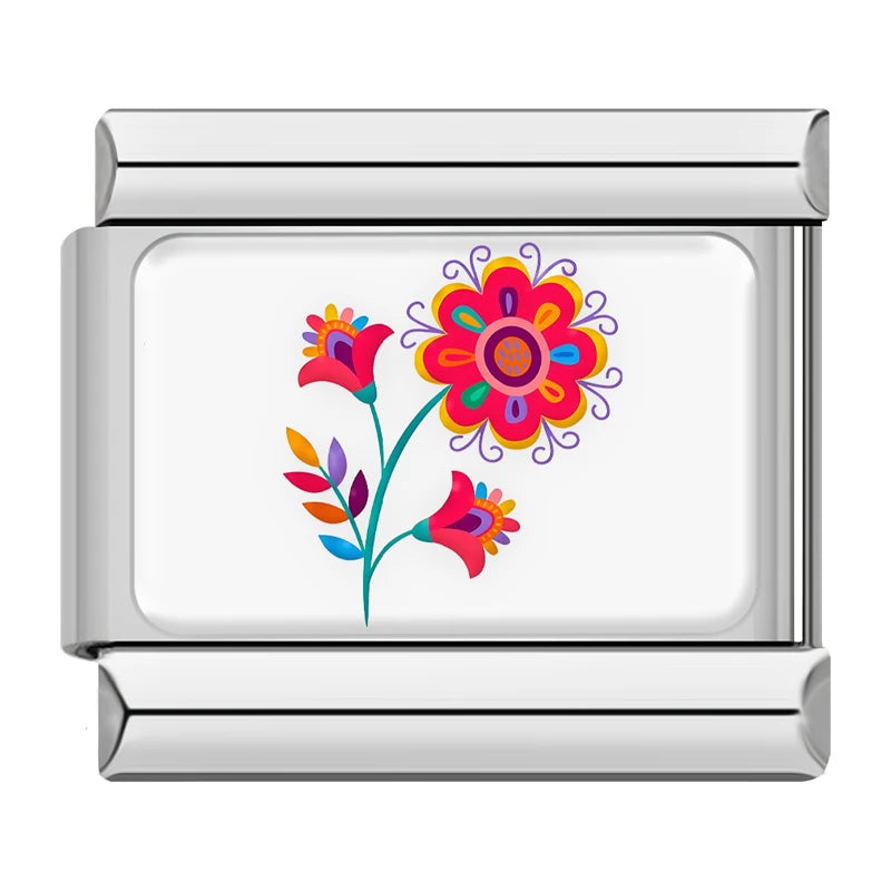 Folk Art Flower Bouquet