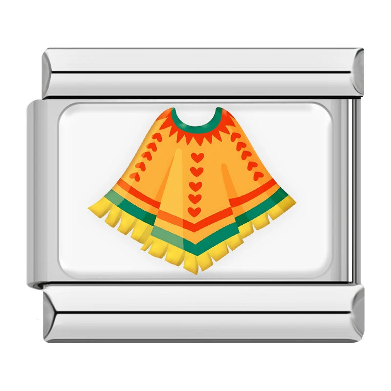Heart Trim Poncho