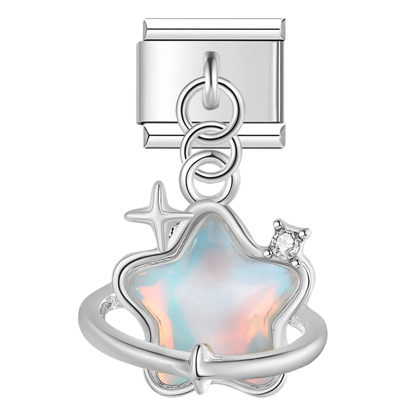 Celestial Star Opal Charms
