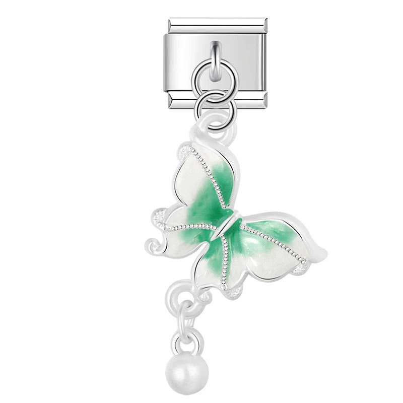 Green and White Butterfly