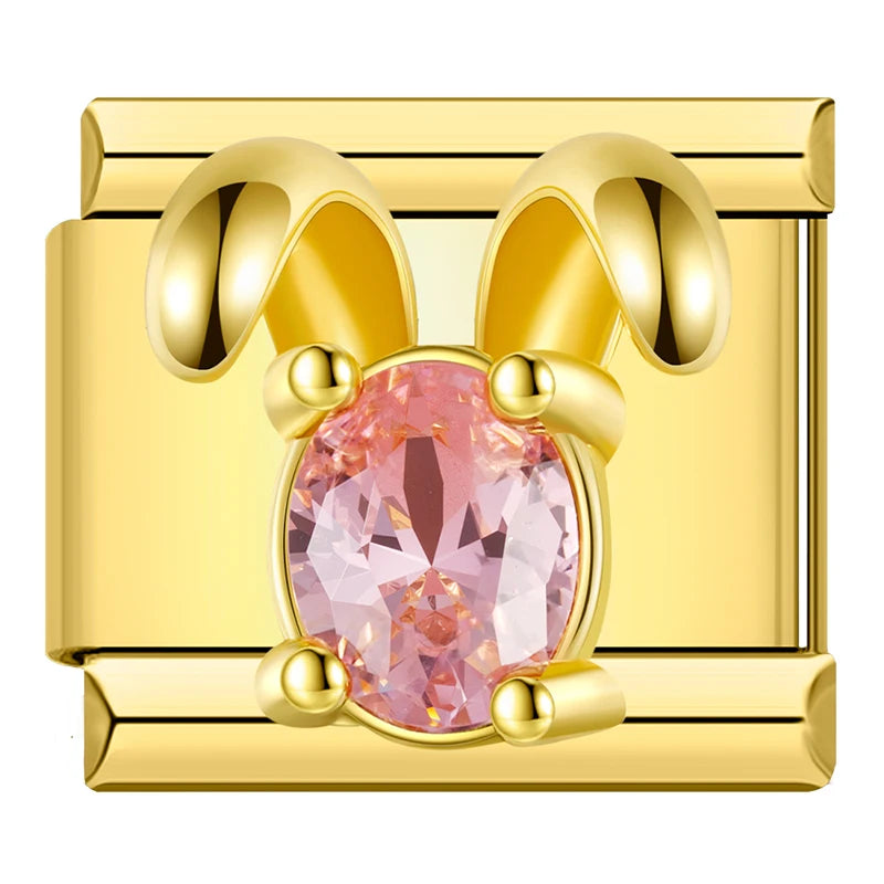 Pink Crystal Bunny