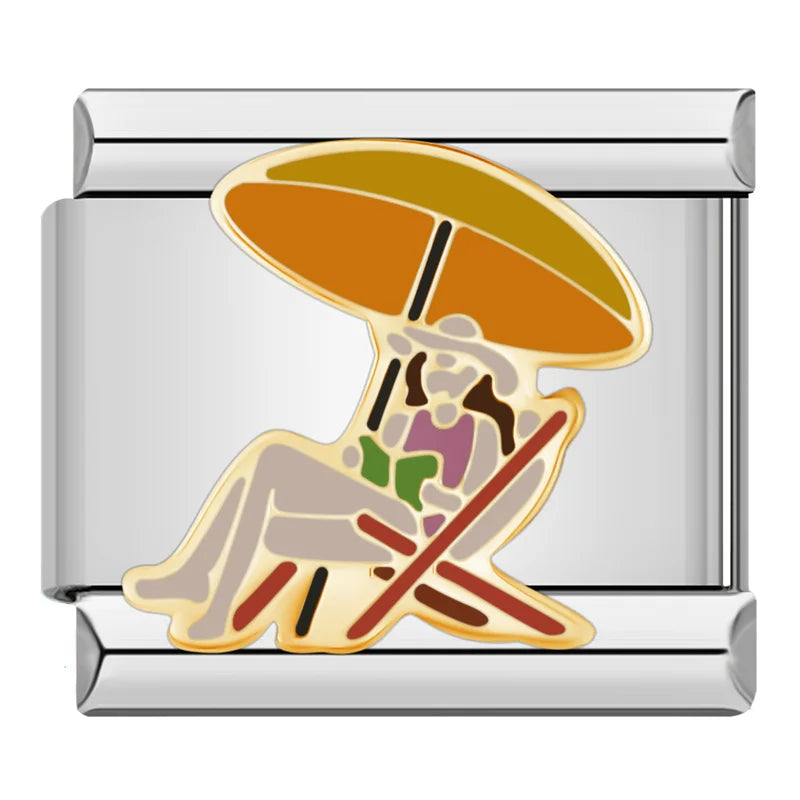 Beach Chair Under Umbrella