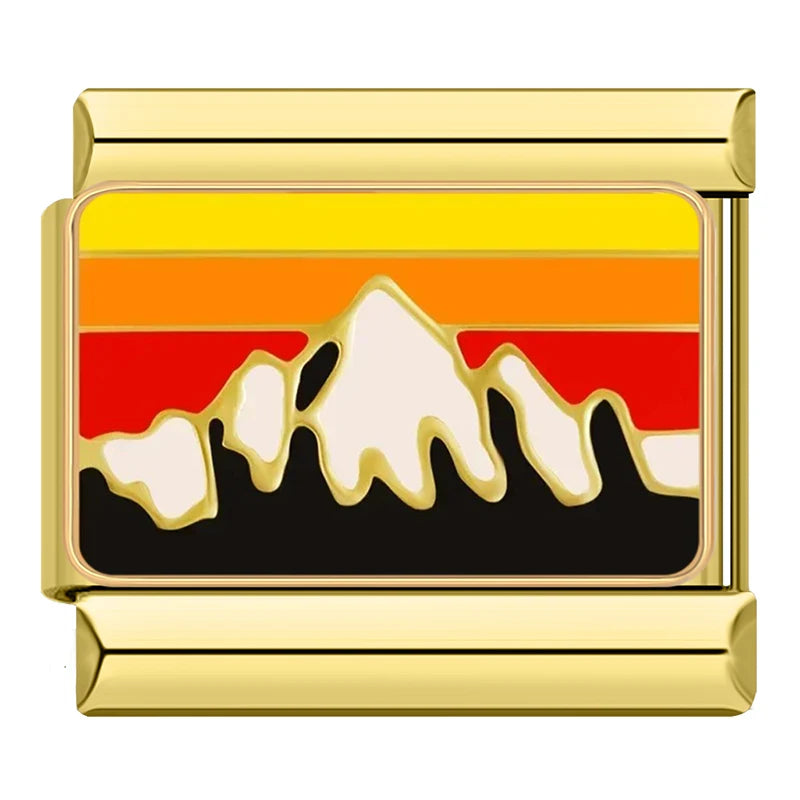 Sunset Mountain Peaks