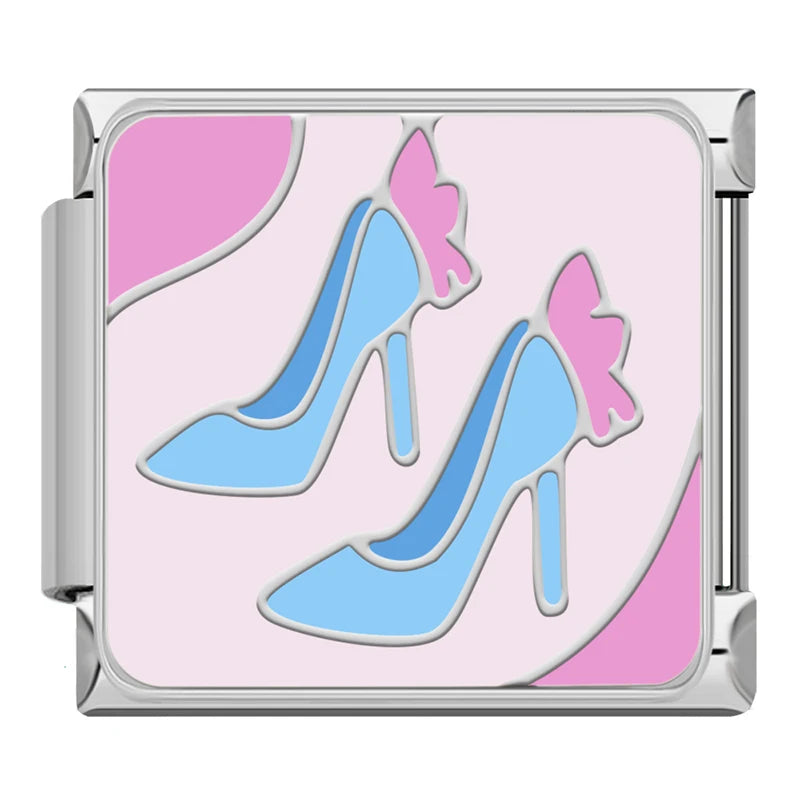 Blue High Heels