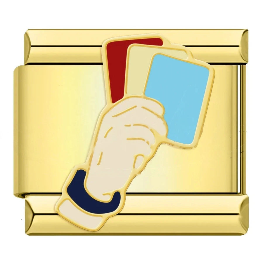 Referee Cards in Hand