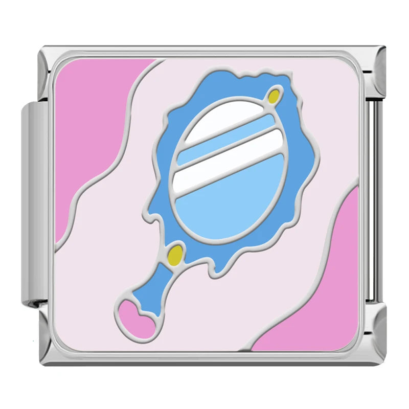 Blue Hand Mirror