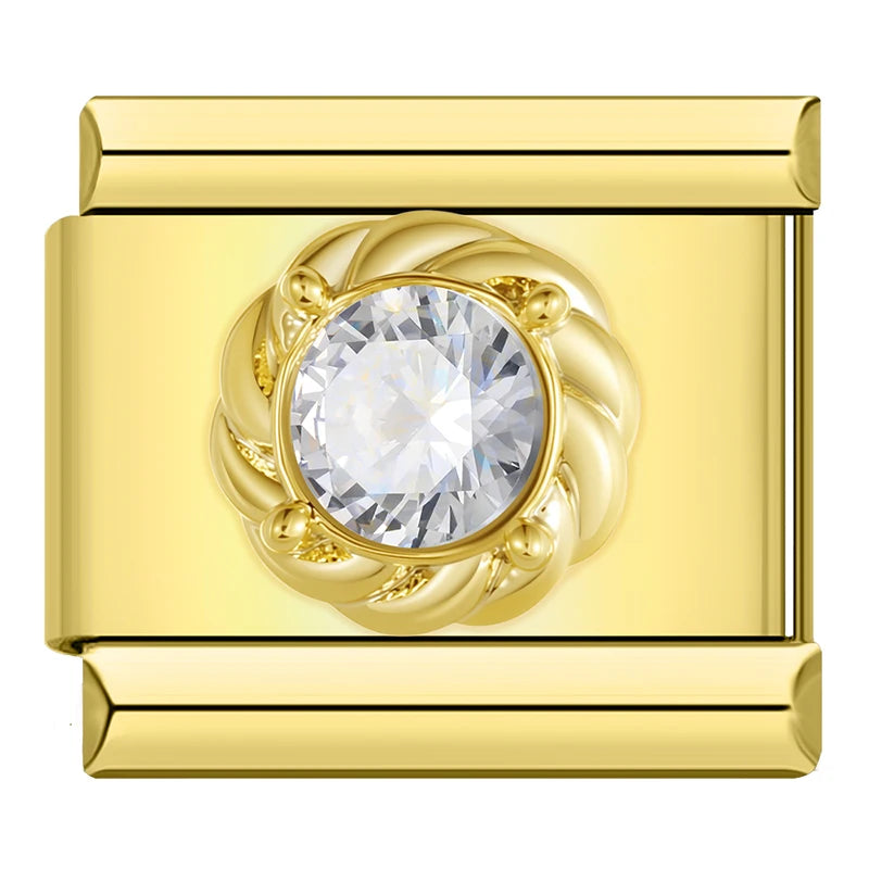 Round Crystal Twist Frame