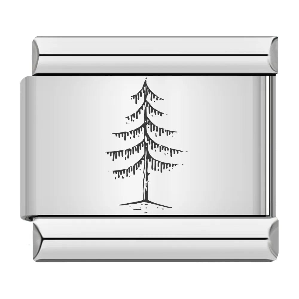 Adventure Camping Series - Cacilia Sauer - Italian Charm Bracelet - custom jewelry - vintage jewelry - charms and pendants