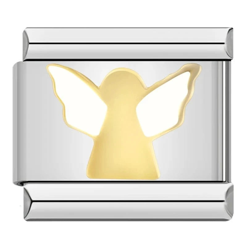 Angel - Cacilia Sauer - Italian Charm Bracelet - custom jewelry - vintage jewelry - charms and pendants