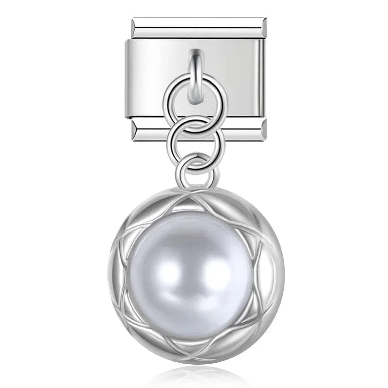 Angelic Whispers Set - Cacilia Sauer - Italian Charm Bracelet - custom jewelry - vintage jewelry - charms and pendants