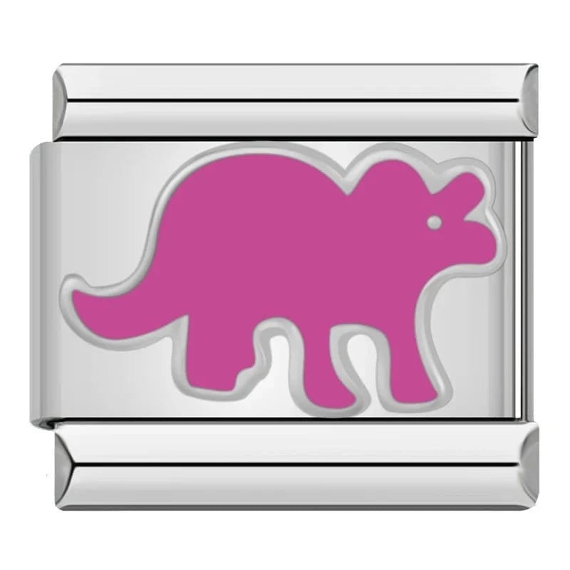 Animals - Cacilia Sauer - Italian Charm Bracelet - custom jewelry - vintage jewelry - charms and pendants