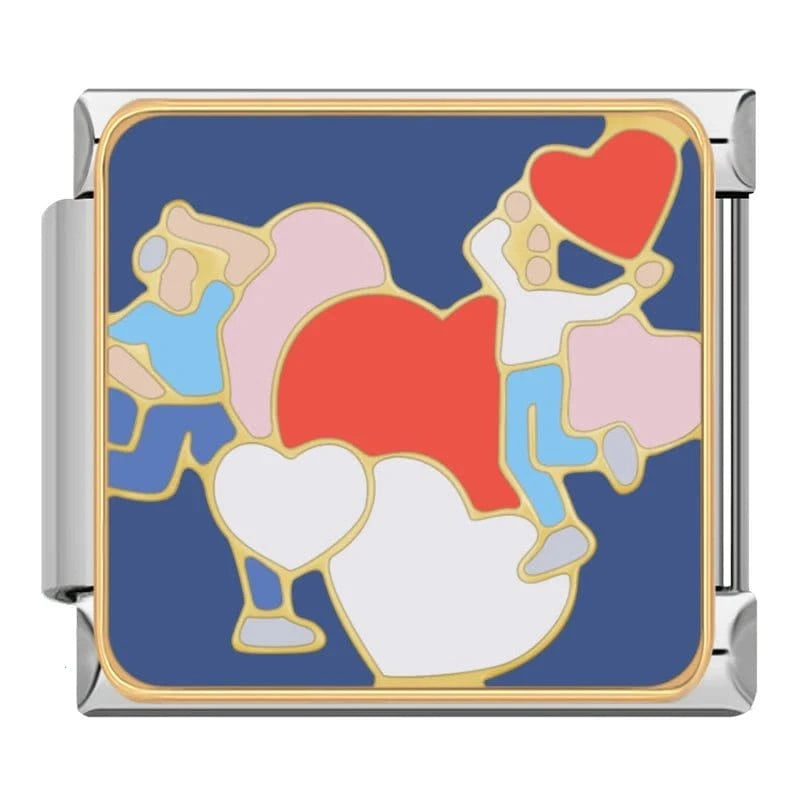 Art of Love - Cacilia Sauer - Italian Charm Bracelet - custom jewelry - vintage jewelry - charms and pendants