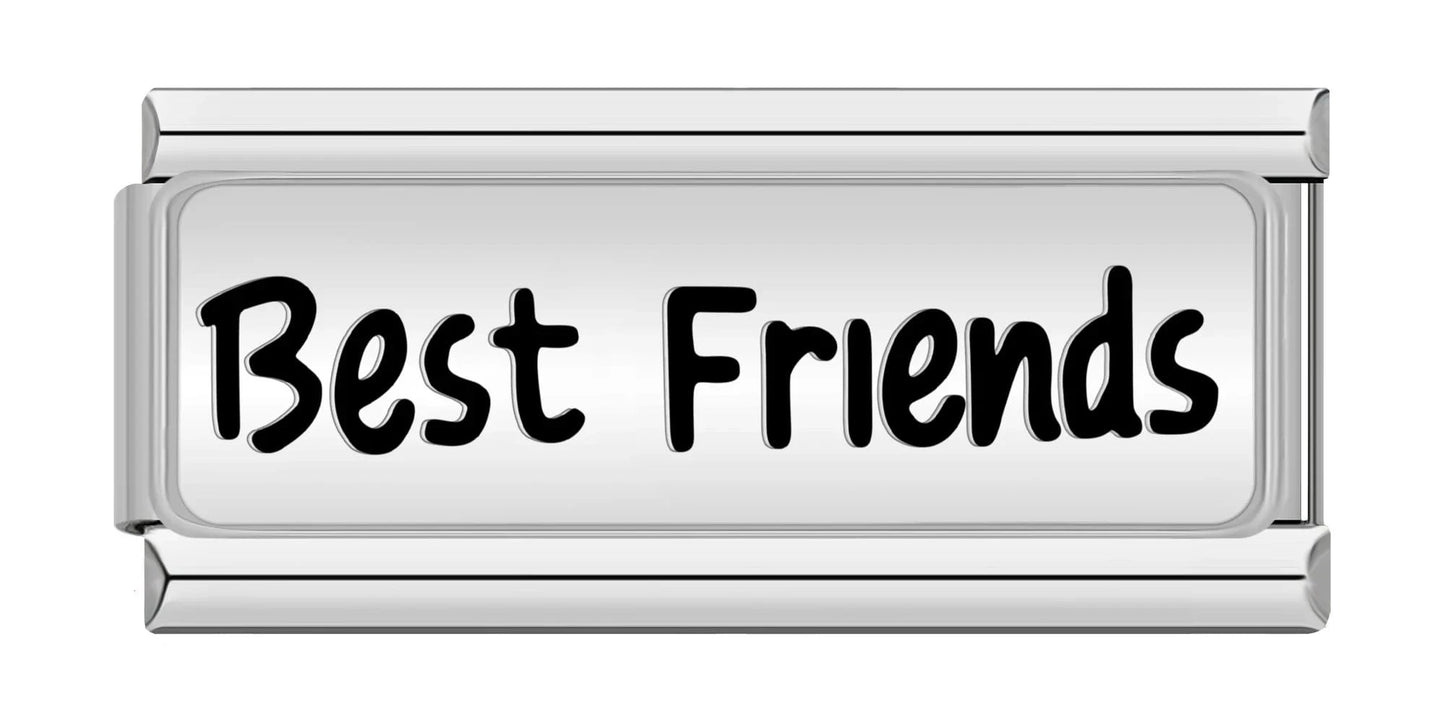 Best Friend - Cacilia Sauer - Italian Charm Bracelet - custom jewelry - vintage jewelry - charms and pendants