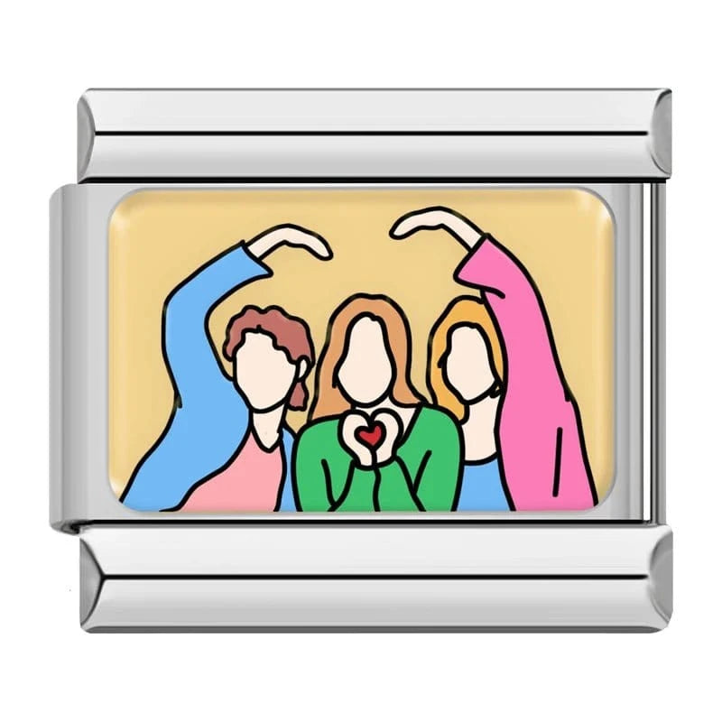 Three Friends Heart