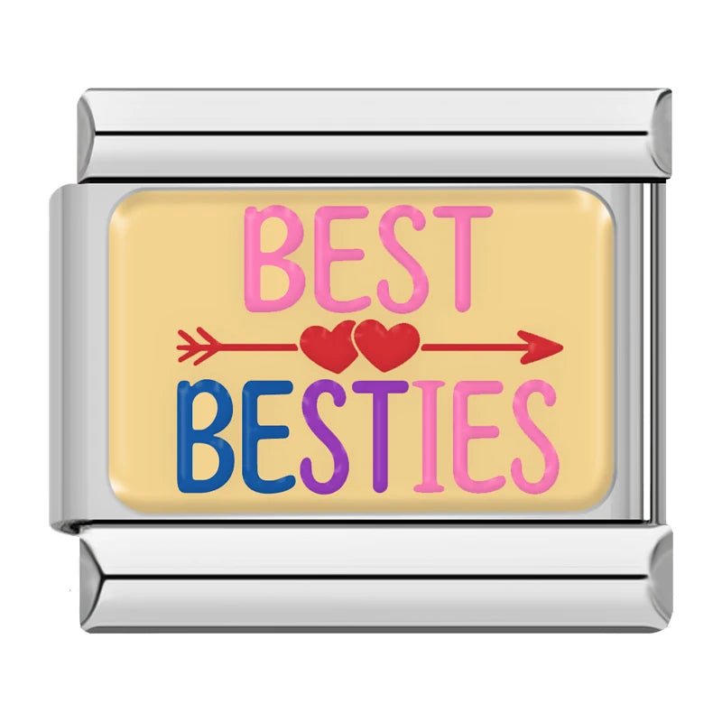 BFF Moments - Cacilia Sauer - Italian Charm Bracelet - custom jewelry - vintage jewelry - charms and pendants