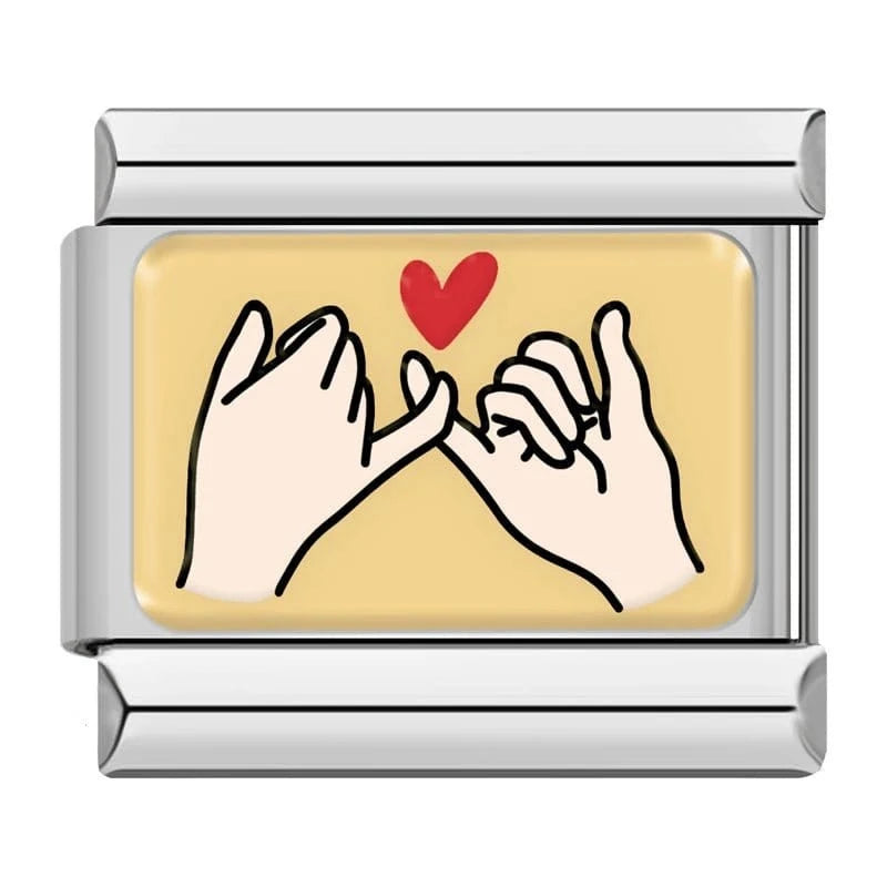 BFF Moments - Cacilia Sauer - Italian Charm Bracelet - custom jewelry - vintage jewelry - charms and pendants