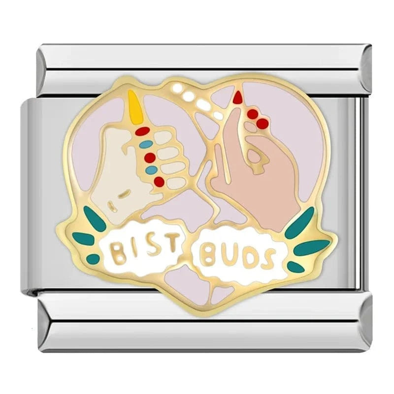 Bist Buds - Cacilia Sauer - Italian Charm Bracelet - custom jewelry - vintage jewelry - charms and pendants