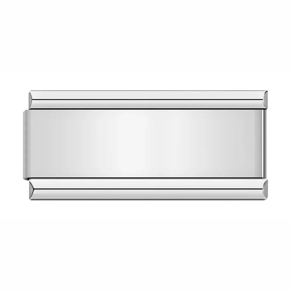 Black Silver 9mm Links - Cacilia Sauer - Italian Charm Bracelet - custom jewelry - vintage jewelry - charms and pendants