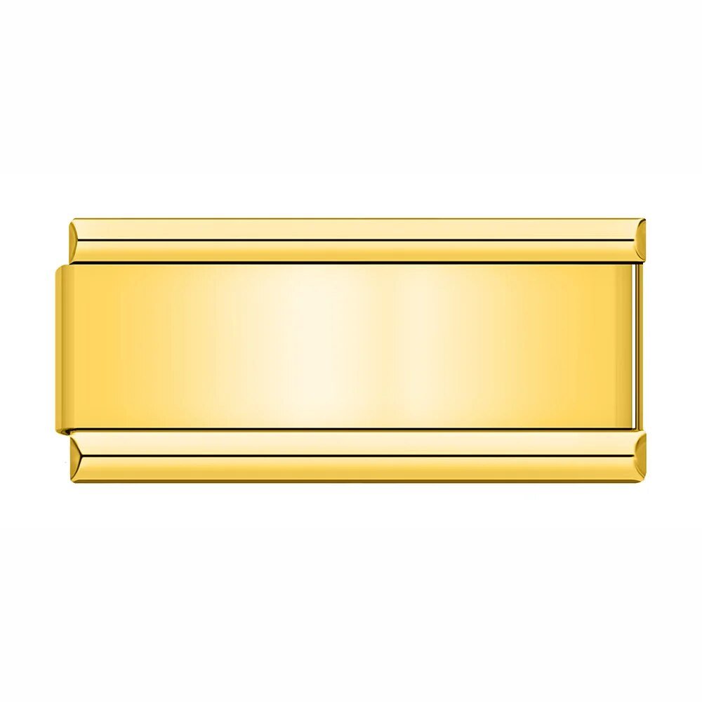 Blank Golden 9mm links - Cacilia Sauer - Italian Charm Bracelet - custom jewelry - vintage jewelry - charms and pendants