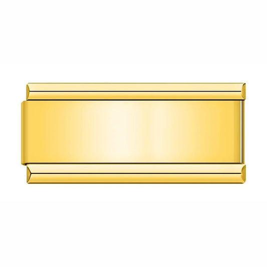 Blank Golden 9mm links - Cacilia Sauer - Italian Charm Bracelet - custom jewelry - vintage jewelry - charms and pendants