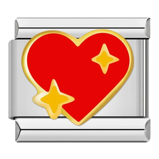 Bling Love - Cacilia Sauer - Italian Charm Bracelet - custom jewelry - vintage jewelry - charms and pendants