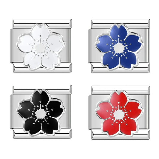 Blossom Charms - Cacilia Sauer - Italian Charm Bracelet - custom jewelry - vintage jewelry - charms and pendants