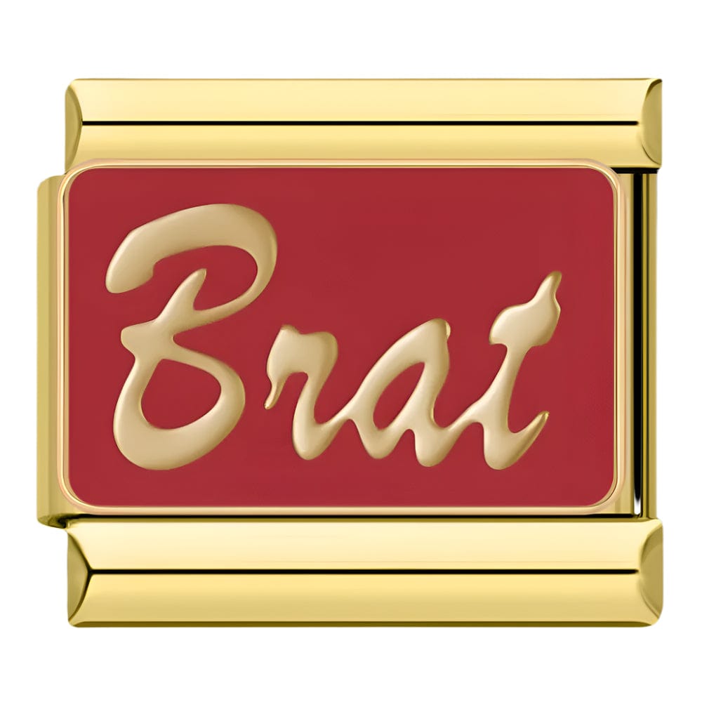 Brat - Cacilia Sauer - Italian Charm Bracelet - custom jewelry - vintage jewelry - charms and pendants