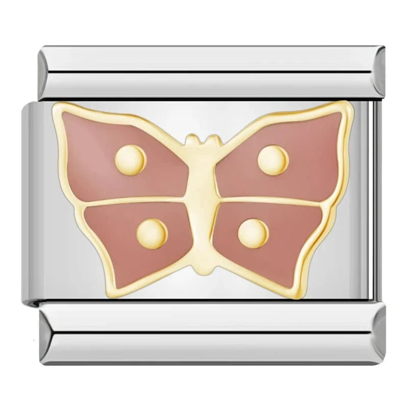 Butterfly Collection - Cacilia Sauer - Italian Charm Bracelet - custom jewelry - vintage jewelry - charms and pendants