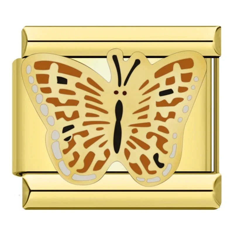 Butterfly Collection - Cacilia Sauer - Italian Charm Bracelet - custom jewelry - vintage jewelry - charms and pendants