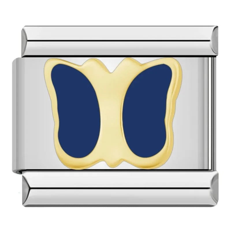 Butterfly Collection - Cacilia Sauer - Italian Charm Bracelet - custom jewelry - vintage jewelry - charms and pendants