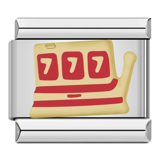 Casino Win - Cacilia Sauer - Italian Charm Bracelet - custom jewelry - vintage jewelry - charms and pendants