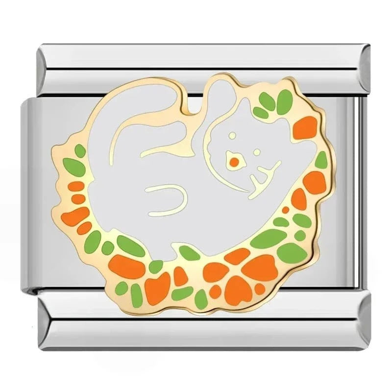 Cat Collection - Cacilia Sauer - Italian Charm Bracelet - custom jewelry - vintage jewelry - charms and pendants