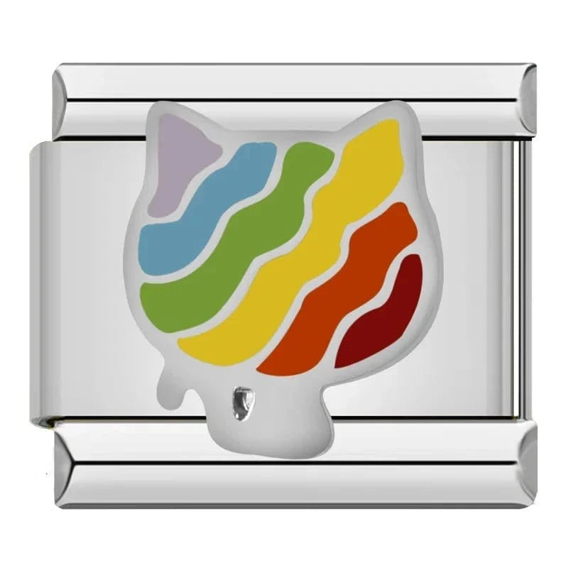 Cat Collection - Cacilia Sauer - Italian Charm Bracelet - custom jewelry - vintage jewelry - charms and pendants