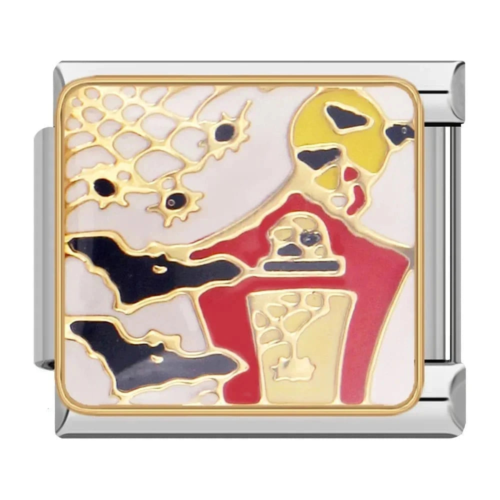 China Spring - Cacilia Sauer - Italian Charm Bracelet - custom jewelry - vintage jewelry - charms and pendants