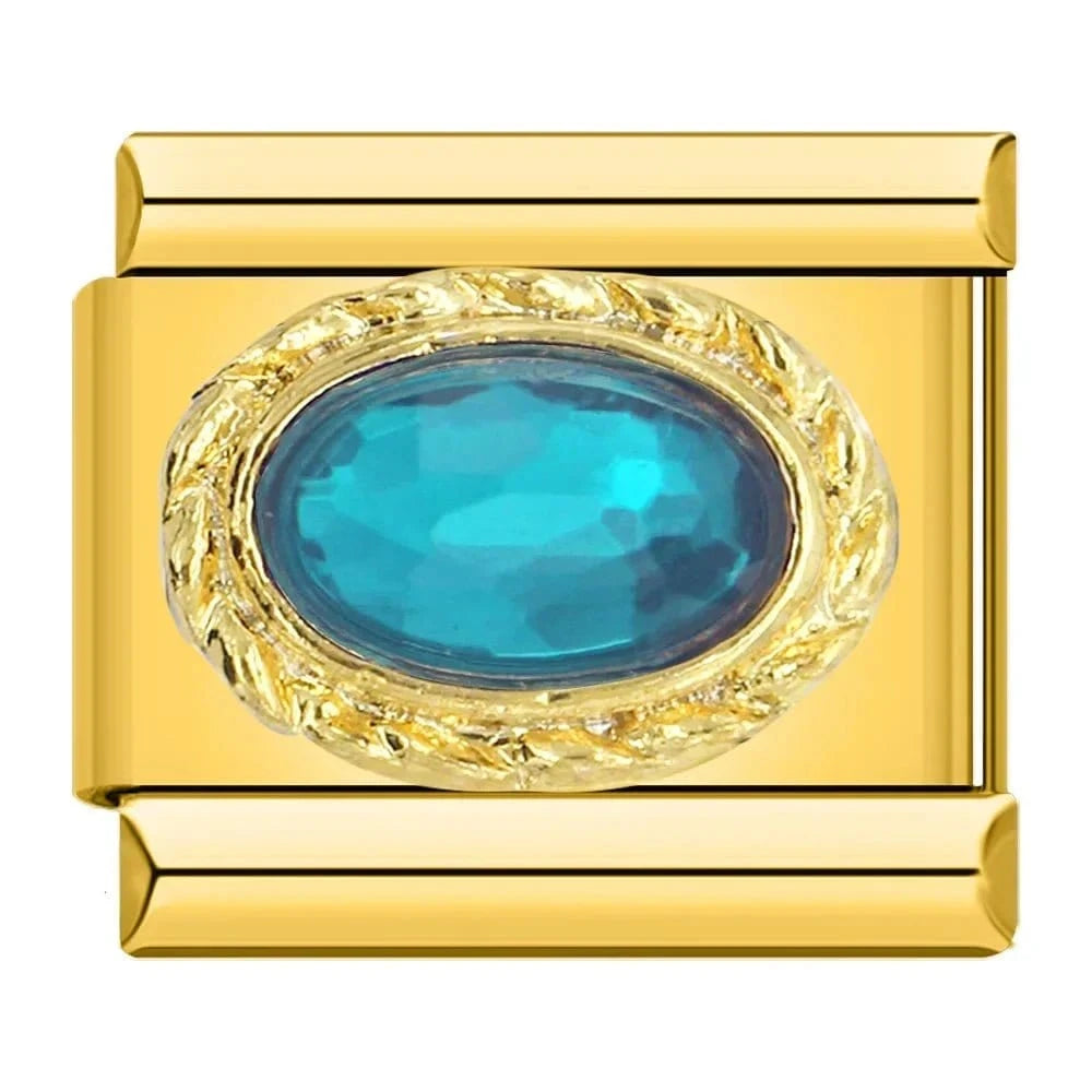 Crystal Set - Cacilia Sauer - Italian Charm Bracelet - custom jewelry - vintage jewelry - charms and pendants