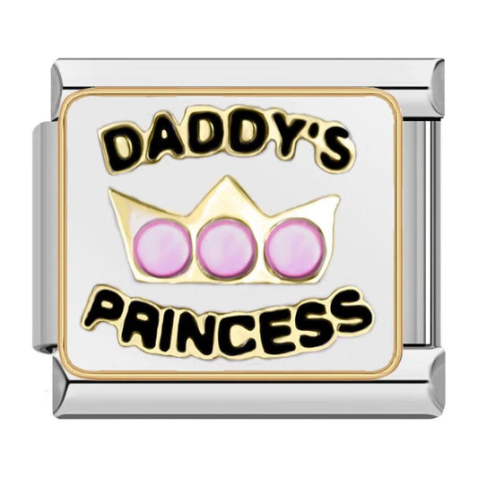 Daddy's Princess - Cacilia Sauer - Italian Charm Bracelet - custom jewelry - vintage jewelry - charms and pendants