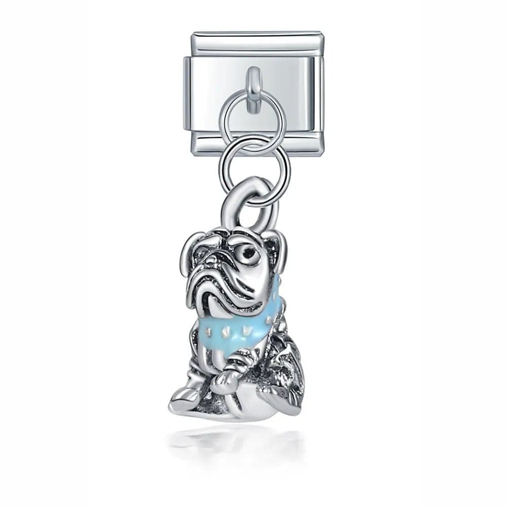 Dangle Animals Charms - Cacilia Sauer - Italian Charm Bracelet - custom jewelry - vintage jewelry - charms and pendants