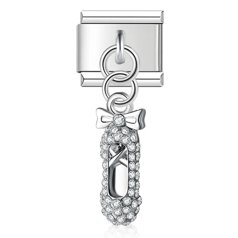 Diamond Flat - Cacilia Sauer - Italian Charm Bracelet - custom jewelry - vintage jewelry - charms and pendants