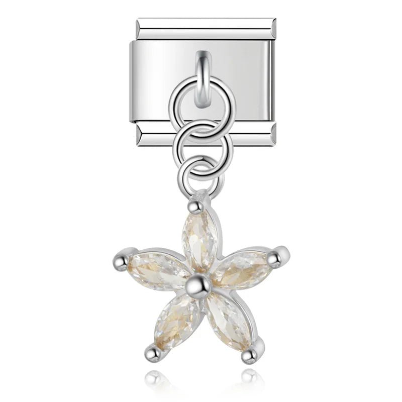 Enchanted Bloom & Whimsy Charms - Cacilia Sauer - Italian Charm Bracelet - custom jewelry - vintage jewelry - charms and pendants