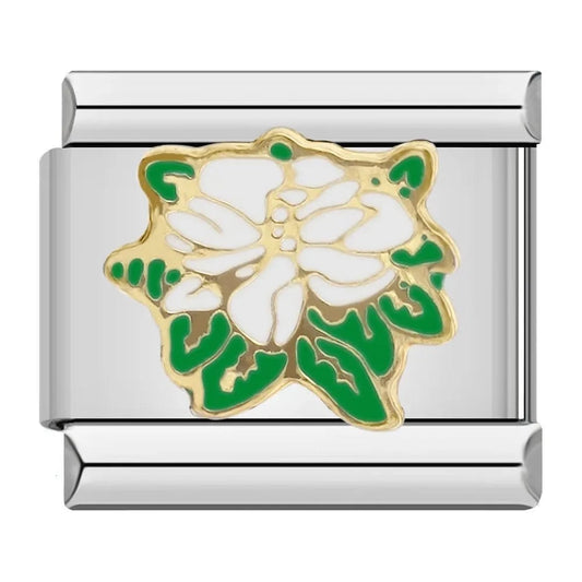 Flowers - Cacilia Sauer - Italian Charm Bracelet - custom jewelry - vintage jewelry - charms and pendants