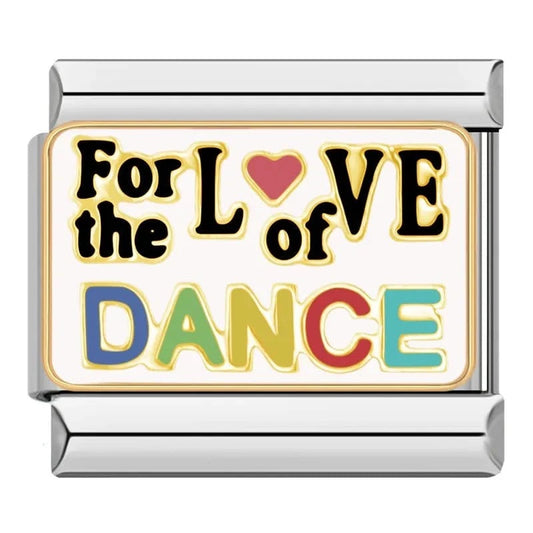 For the love of dance - Cacilia Sauer - Italian Charm Bracelet - custom jewelry - vintage jewelry - charms and pendants