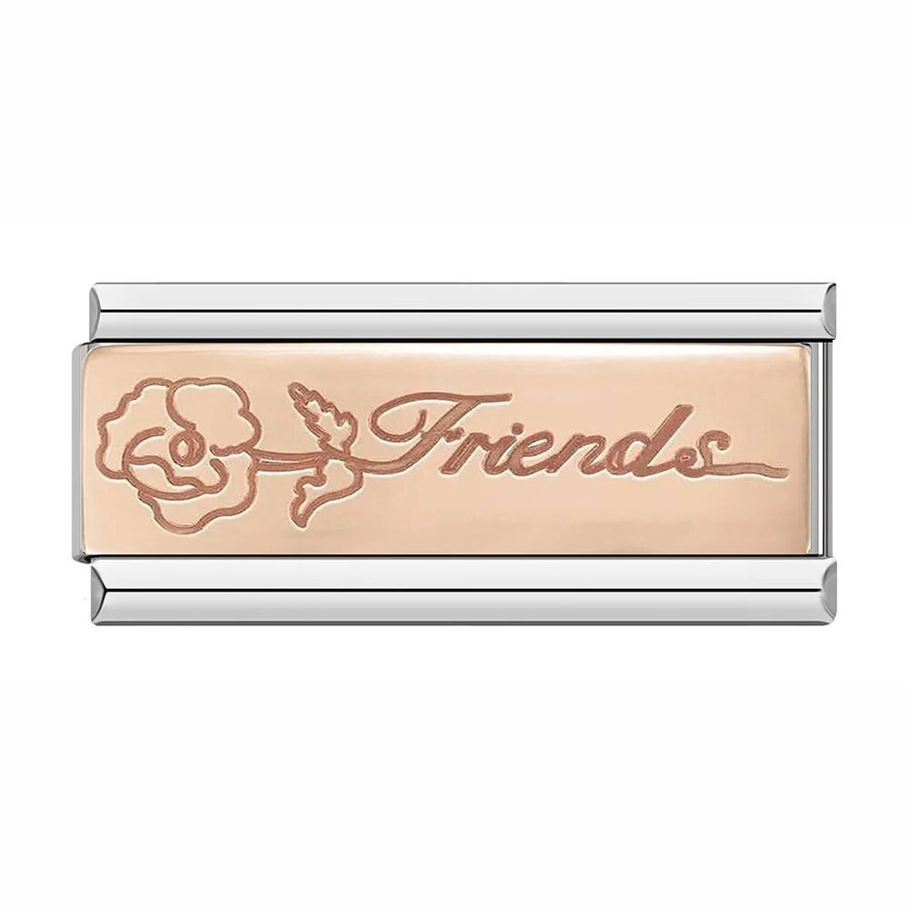 Friend - Cacilia Sauer - Italian Charm Bracelet - custom jewelry - vintage jewelry - charms and pendants