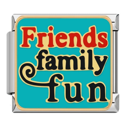 Friends family fun - Cacilia Sauer - Italian Charm Bracelet - custom jewelry - vintage jewelry - charms and pendants